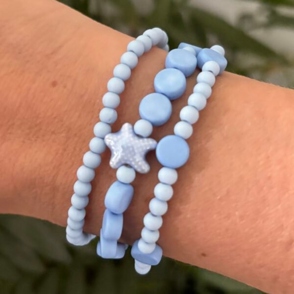 Armbandenset zeester blauw - Afbeelding 2