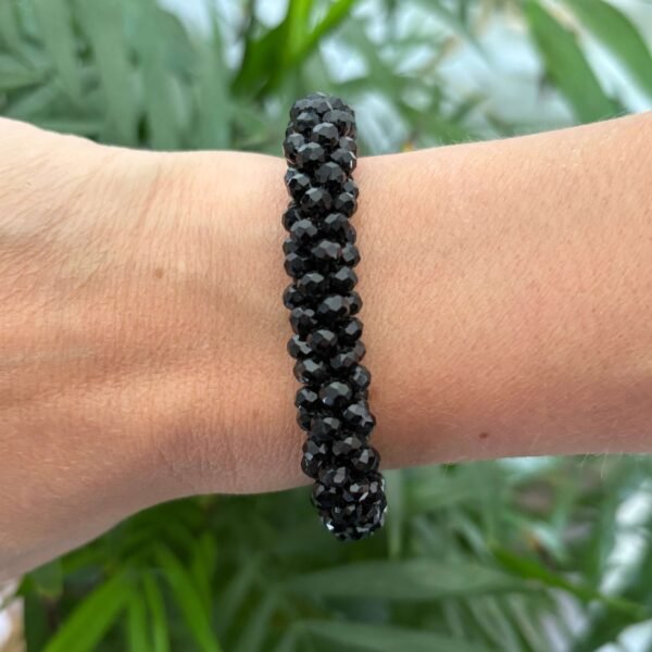 Facetarmband zwart - Image 2